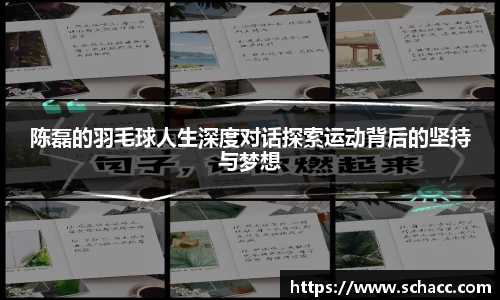 陈磊的羽毛球人生深度对话探索运动背后的坚持与梦想