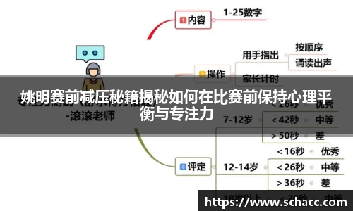 姚明赛前减压秘籍揭秘如何在比赛前保持心理平衡与专注力