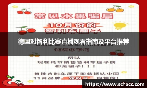 德国对智利比赛直播观看指南及平台推荐