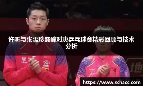 许昕与张禹珍巅峰对决乒乓球赛精彩回顾与技术分析