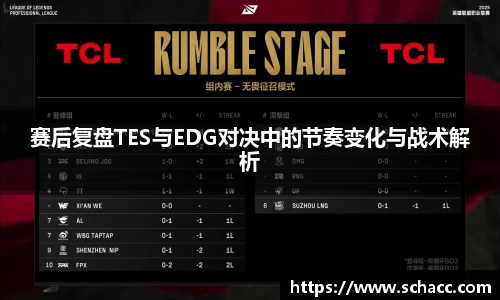 赛后复盘TES与EDG对决中的节奏变化与战术解析